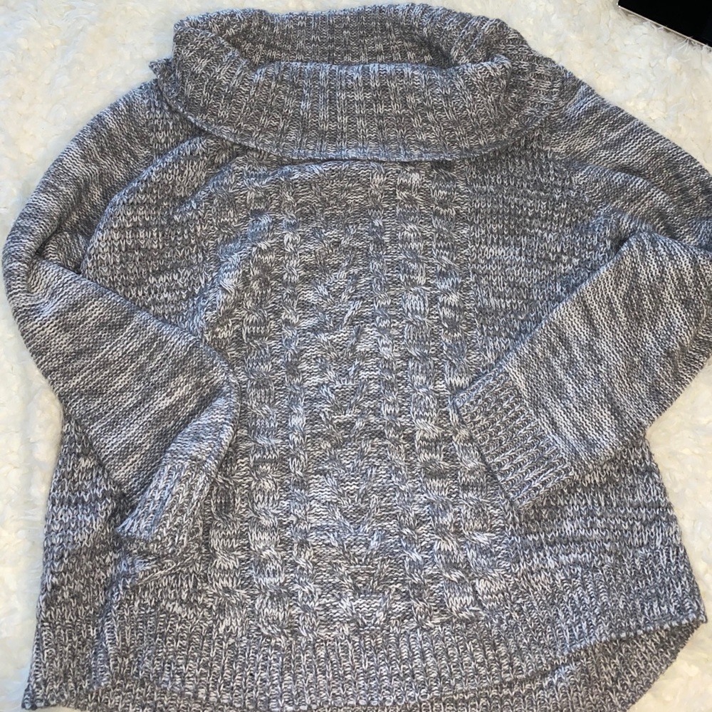 cowl neck sweater